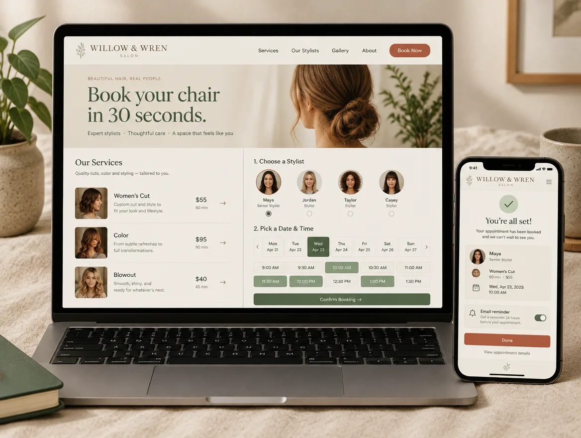 Example Booking Site