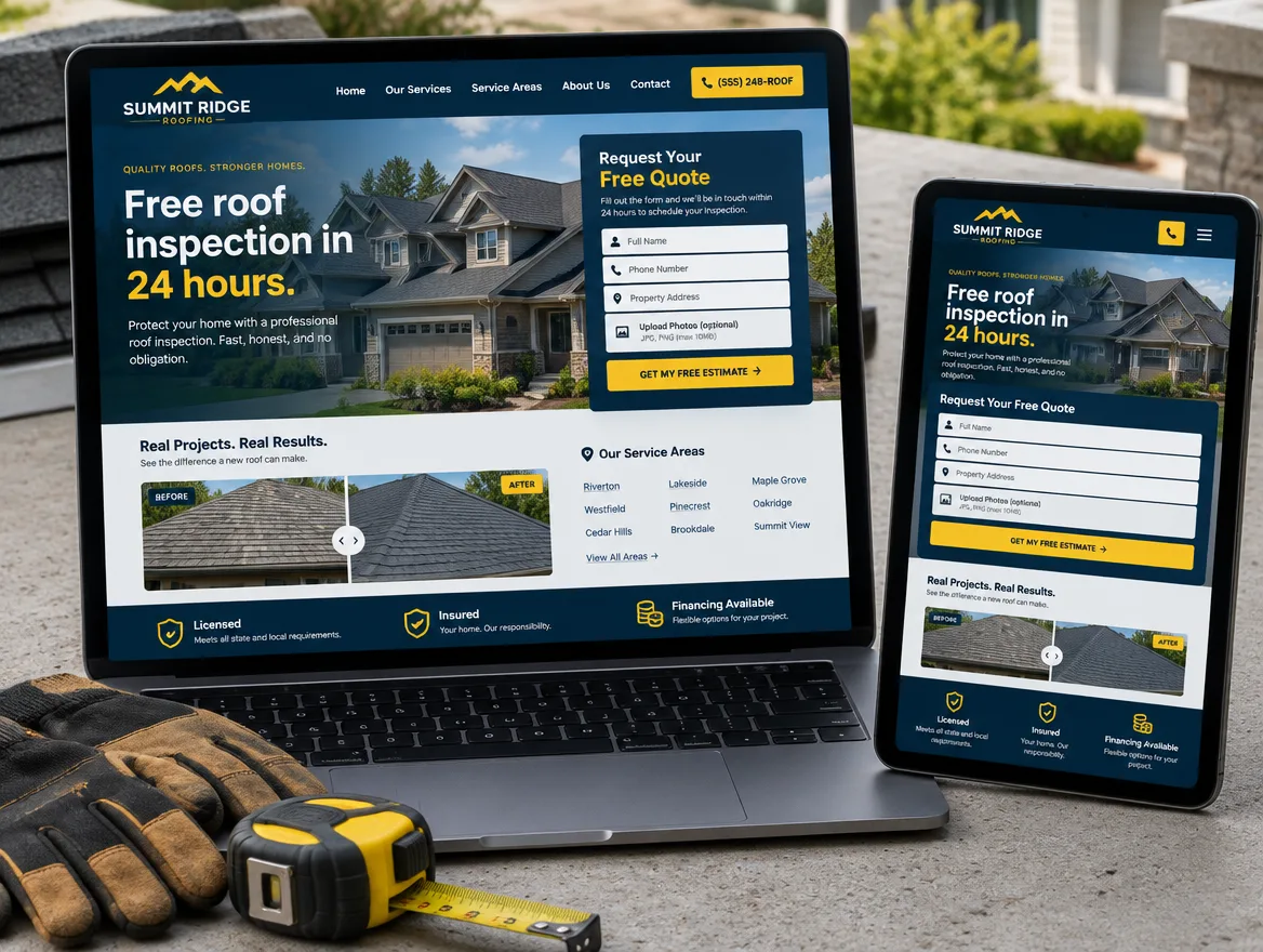 Example Contractor Lead Site